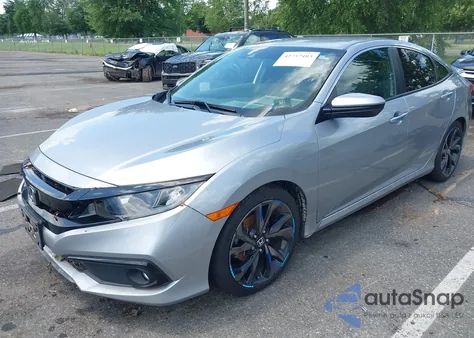 2019 Honda Civic Sport from USA, damaged, VIN 2HGFC2F82KH507136